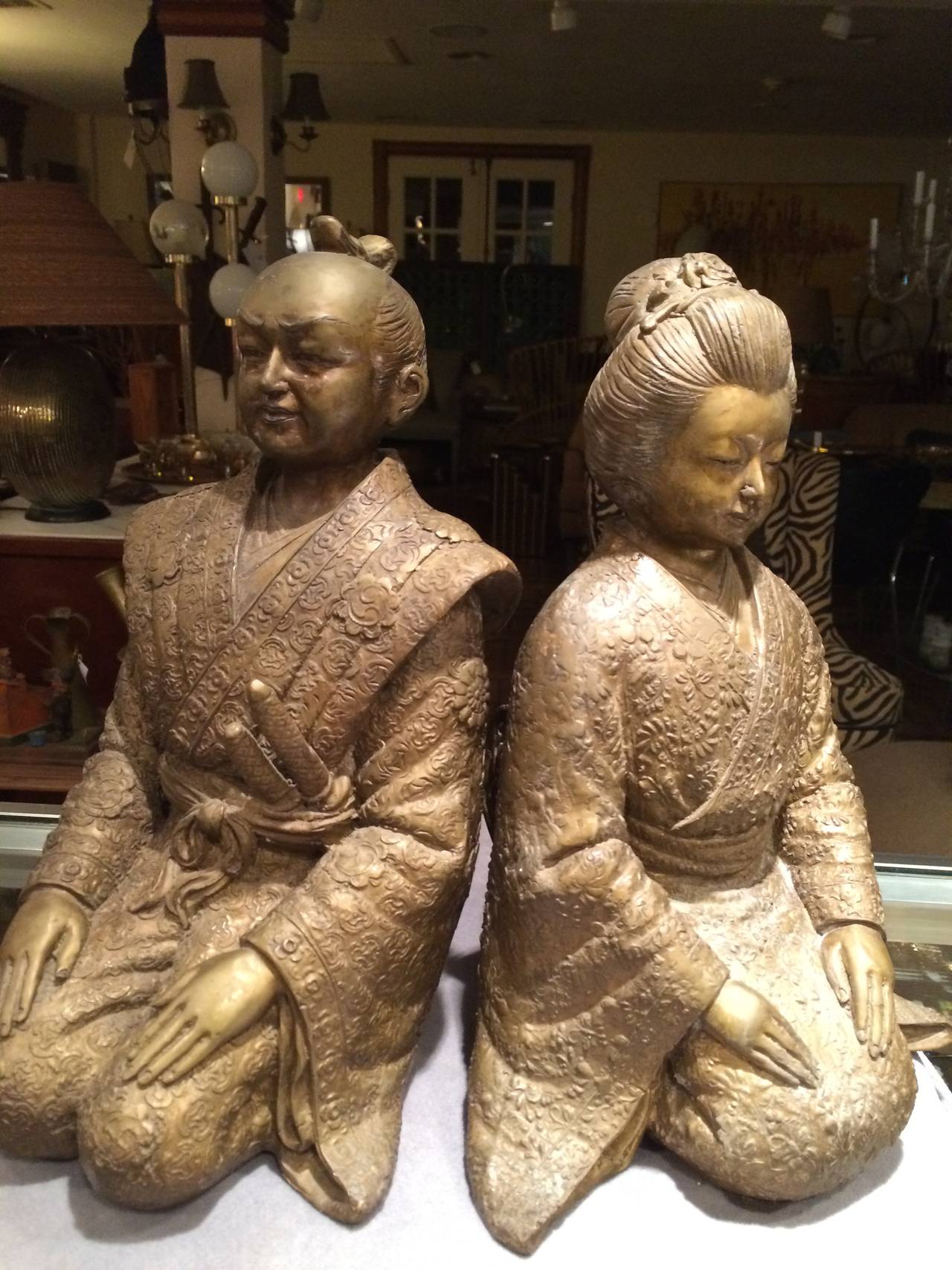 asian bronze statues