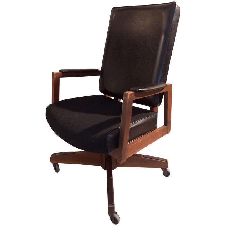 Mid-Century Executive Desk Chair