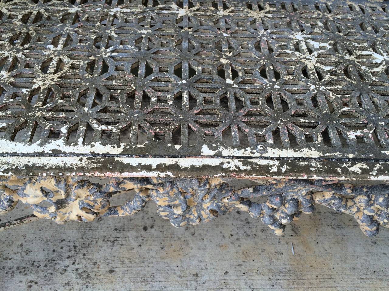 antique cast iron benches for sale
