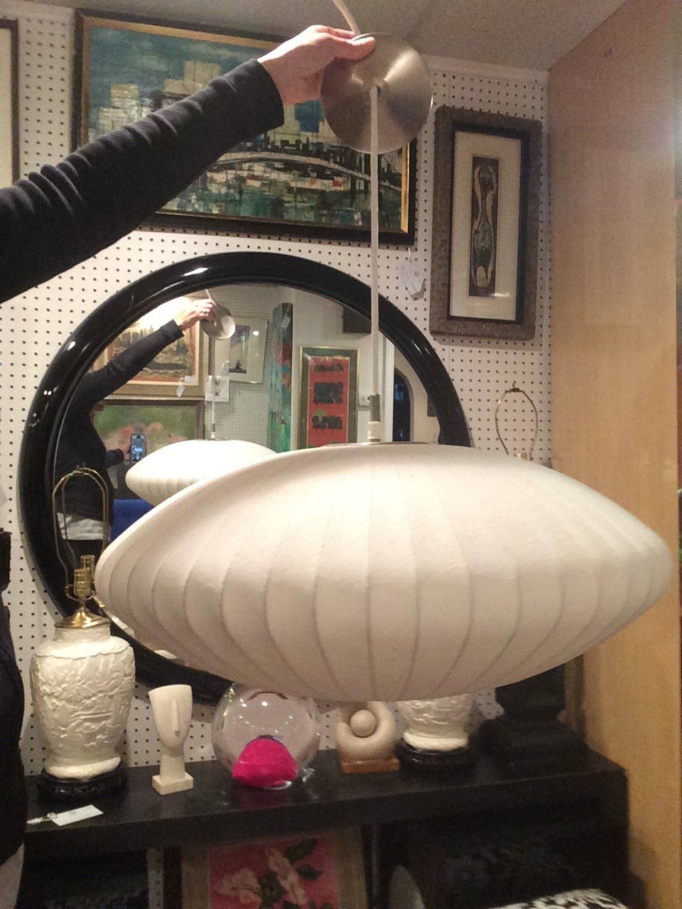george nelson saucer lamp