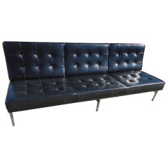 Armless Parallel Bar Sofa in the Style of Florence Knoll
