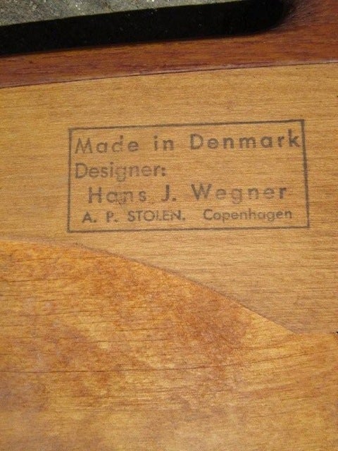 Mid-20th Century Hans Wegner Papa Bear Ottoman / Stool