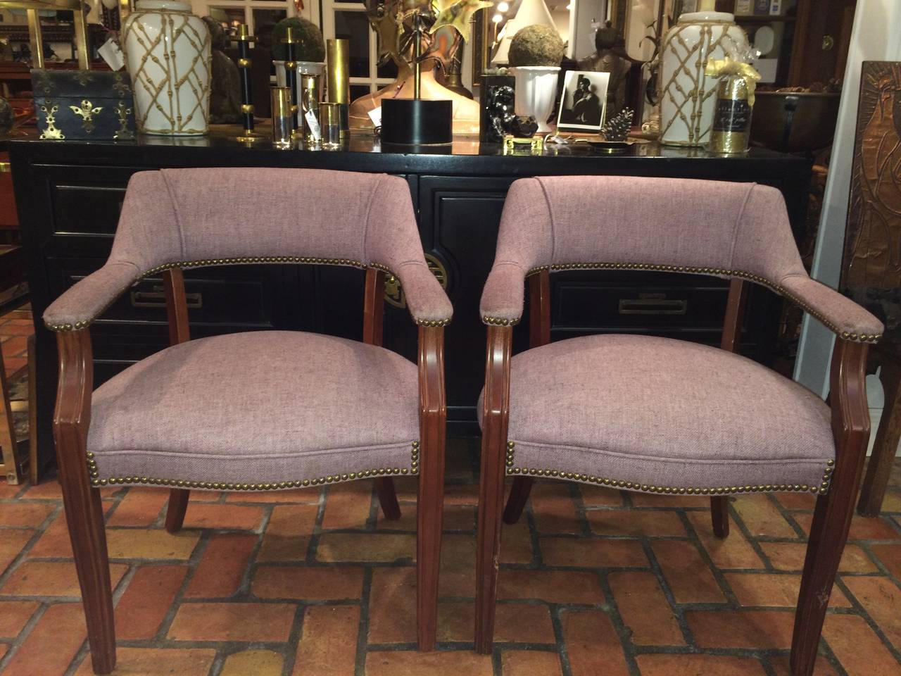 Mid-Century Modern Pair of Mid-Century Arm chairs