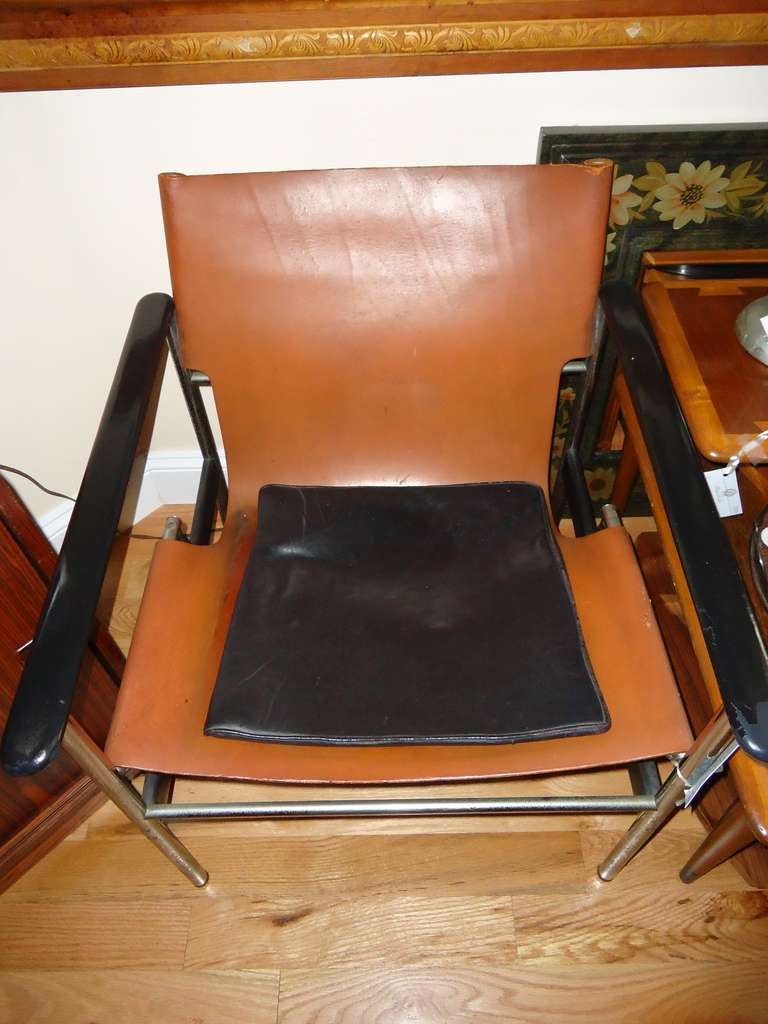 Pair of Charles Pollack 657 Lounge Chairs for Knoll, 1964 In Fair Condition In Redding, CT