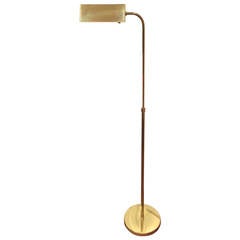 Vintage Mid Century Brass Floor Lamp