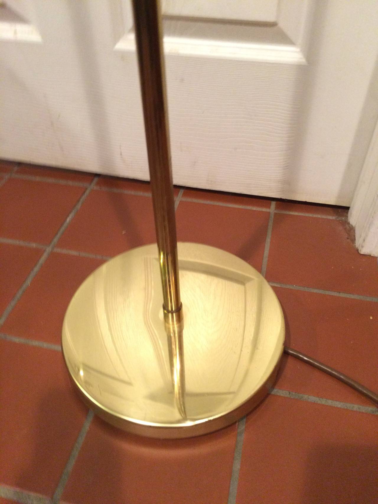 Mid Century Brass Floor Lamp 3