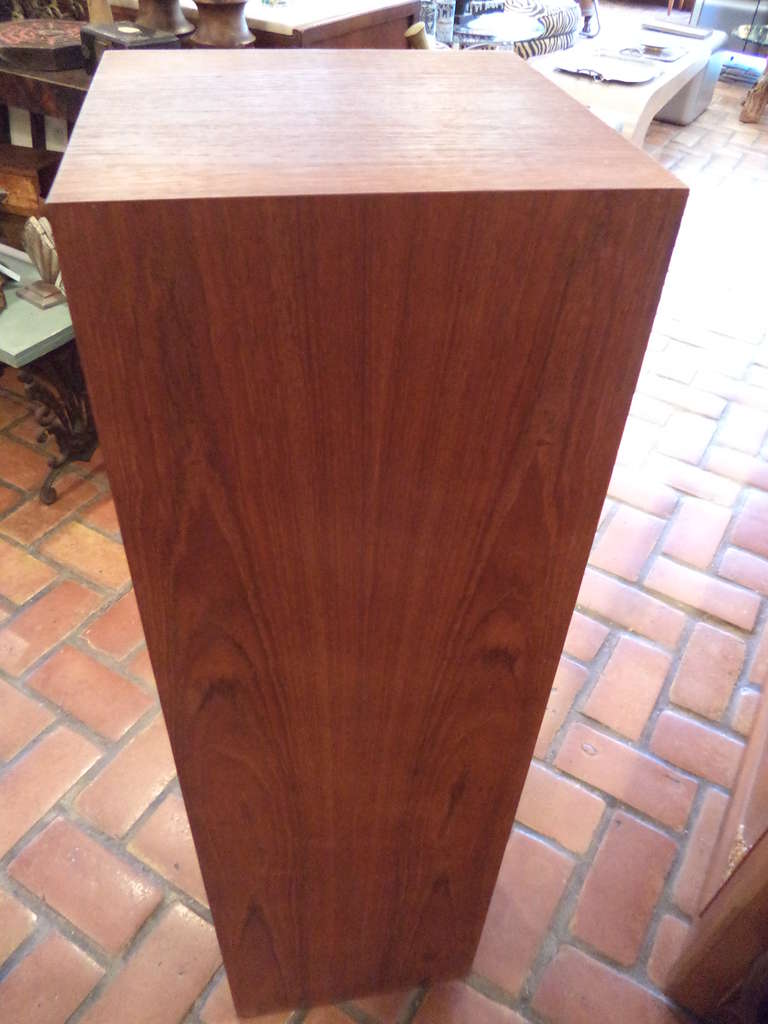 Midcentury Teak Pedestal 2