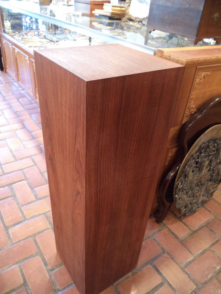 Midcentury Teak Pedestal 2