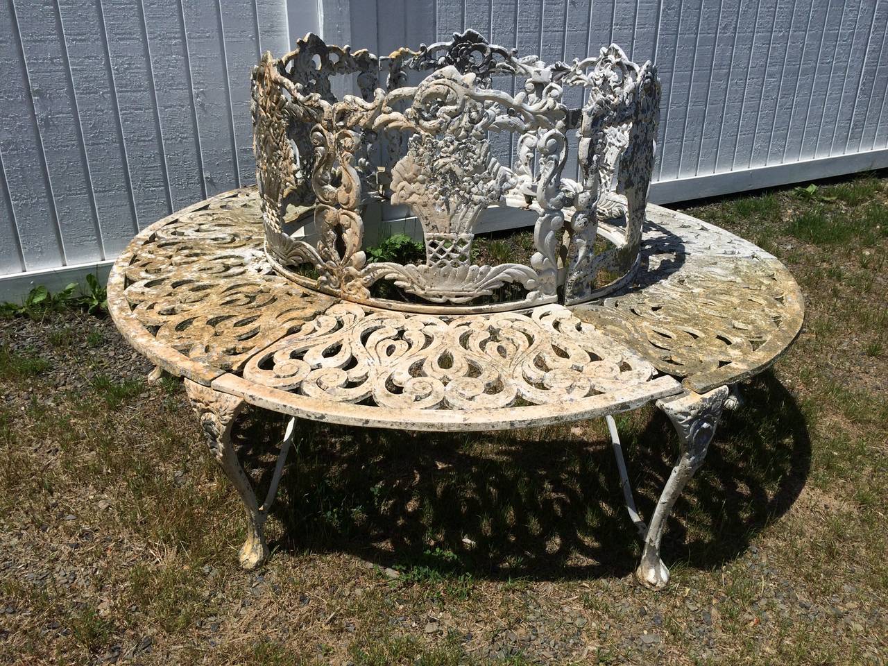 Victorian Tree Surround Bench. This romantic piece will enhance any garden setting.