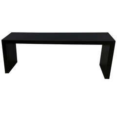 Black Laminated Sofa Table