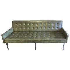 Mid-Century Modern Tufted Sofa and Chair Set