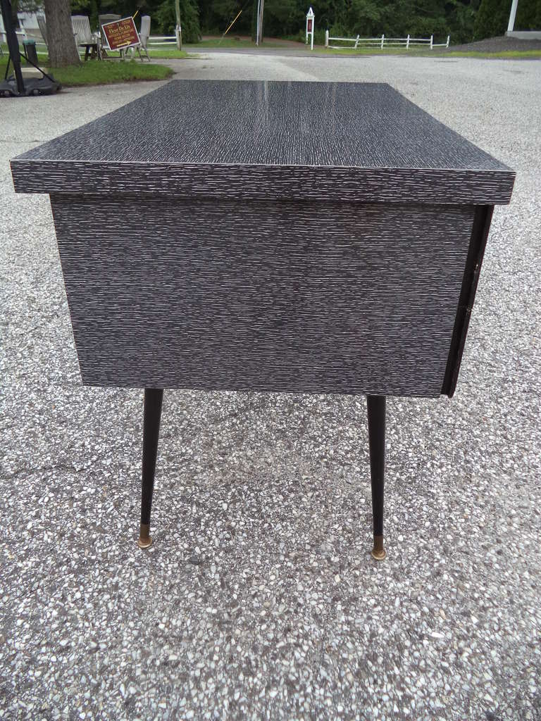 Mid-Century Paul McCobb Style Desk with Cerused Style Laminate 2