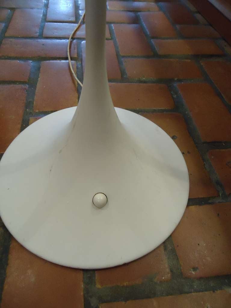 Verner Panton Panthella Floor Lamp by Louis Poulson In Good Condition In Redding, CT