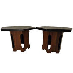 Pair of Harvey Probber Gothic Side Tables
