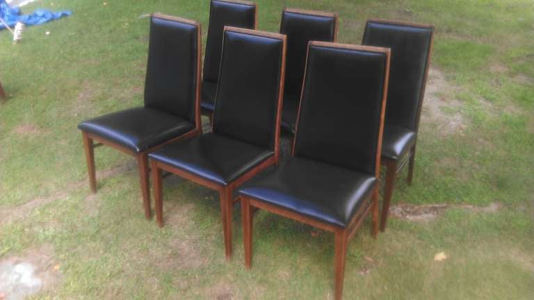 Mid-20th Century Set of 9 Mid Century Modern Dining Chairs
