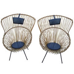 Pair of Vintage Franco Albini Chairs