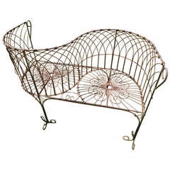 Vintage Eisen Garten Têtê-a-Têtê