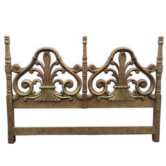 Hollywood Regency King Headboard