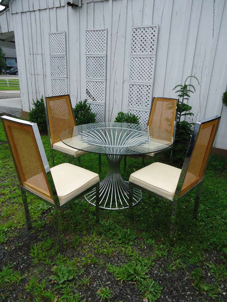 Mid Century Dining Set in the style of Warren Platner