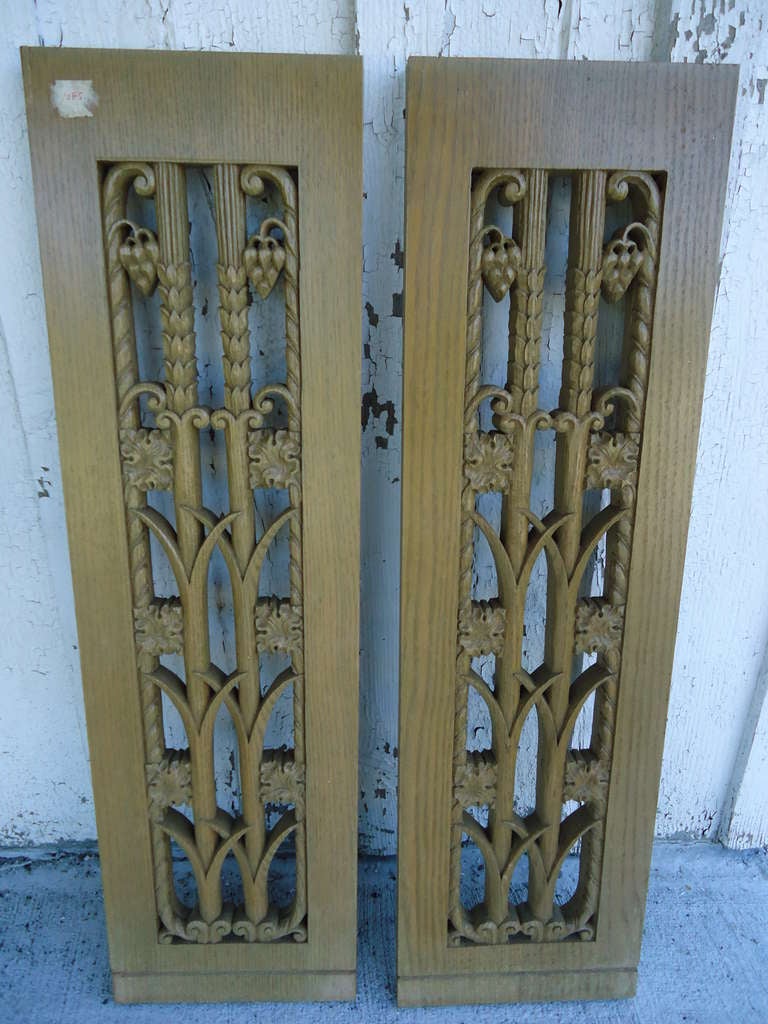 Pair of French Art Deco Panels In Excellent Condition In Redding, CT