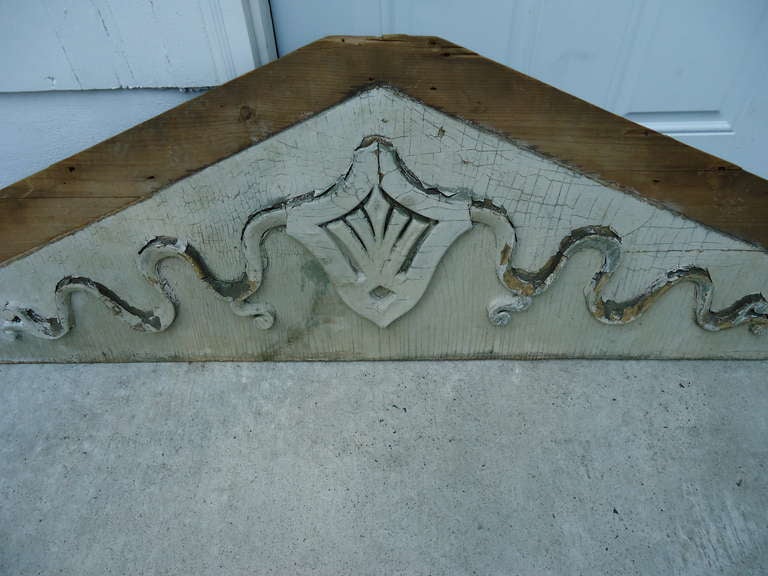 Carved 19th Century Architectural Fragment or Transom