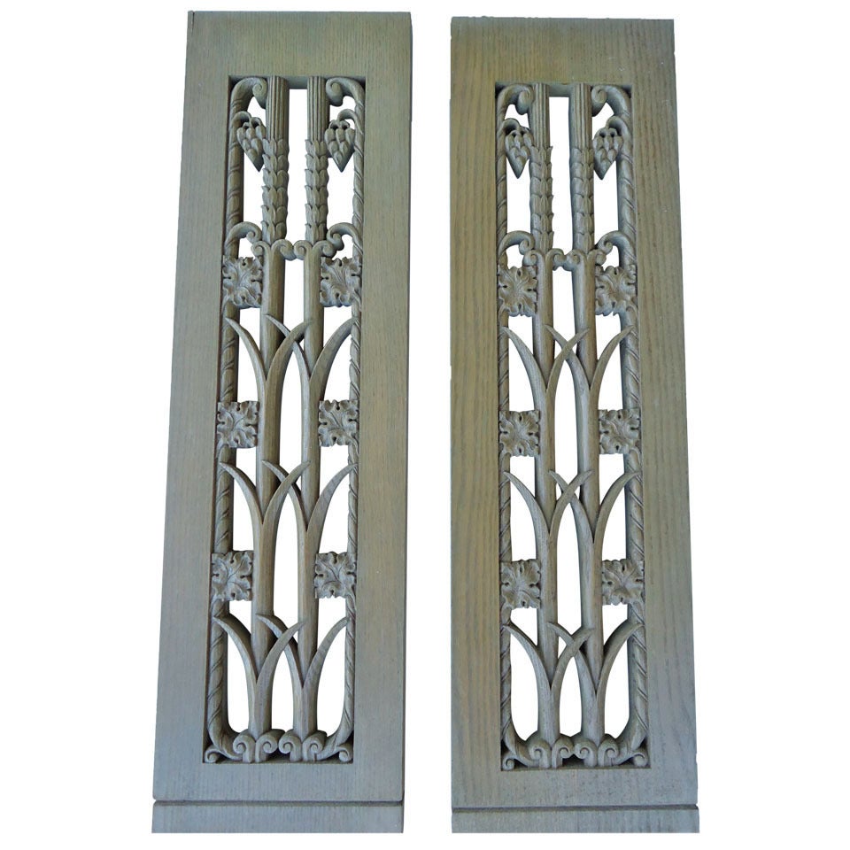 Pair of French Art Deco Panels