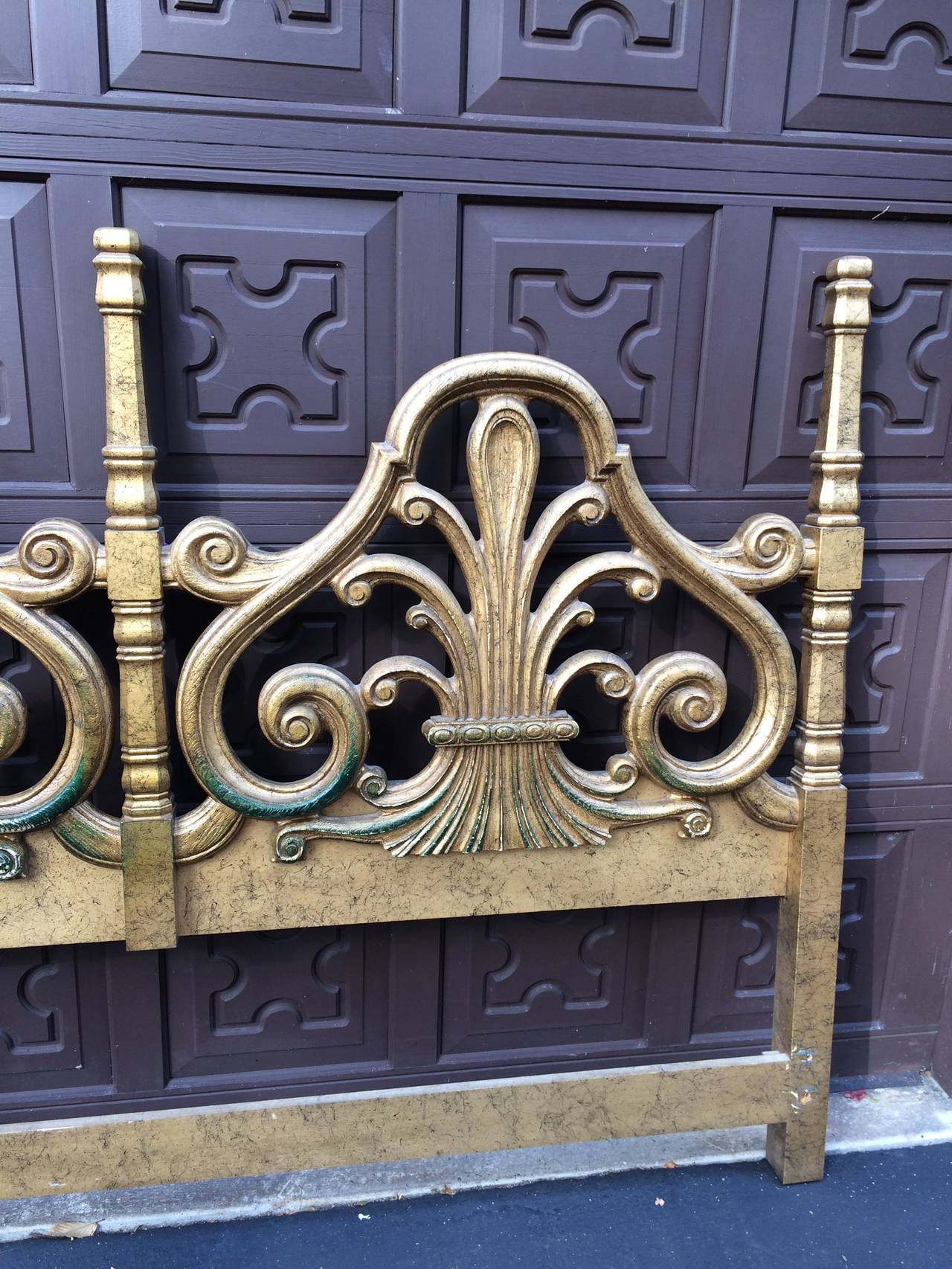 Hollywood Regency King Headboard For Sale at 1stdibs