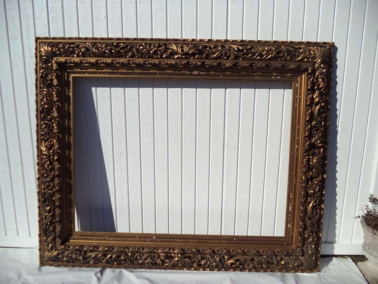 large gilded frame