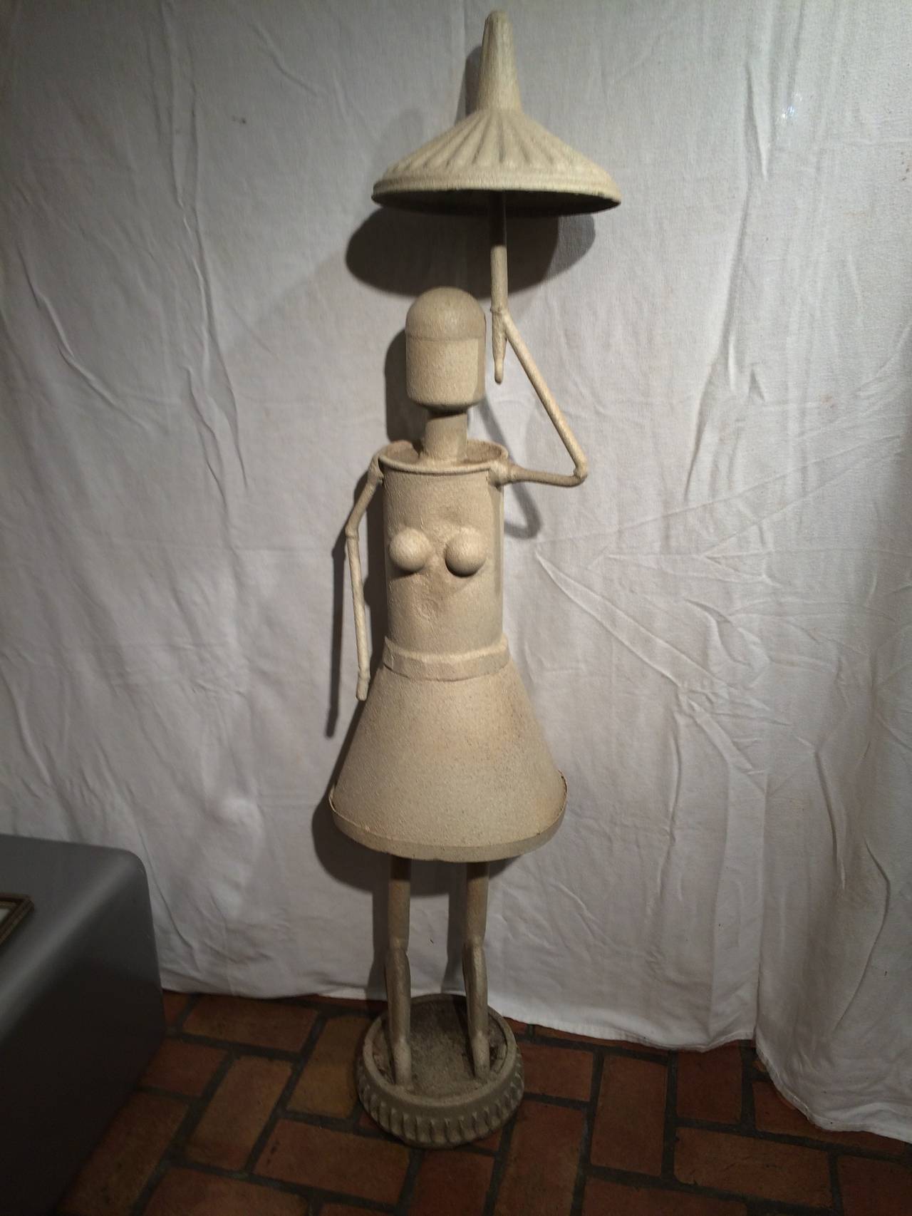 Industriel Lifesize  Sculpture d'une femme par l'artiste Jon Westberg en vente