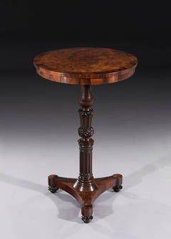 George IV Rosewood & Pollard Oak Circular Occasional Table