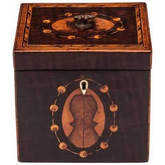 Sheraton Period Harewood Tea Caddy