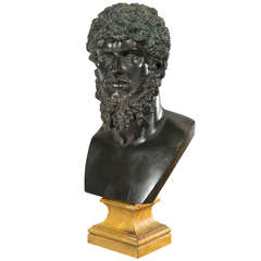 Grand Tour Decorative Bronze of Lucius Verus Emperor of Rome