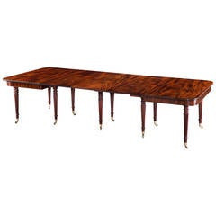 Late George III Period Mahogany Extending Dining Table