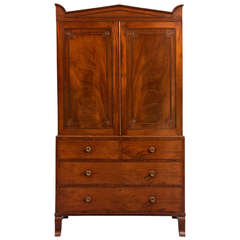 Regency Mahogany Linen Press