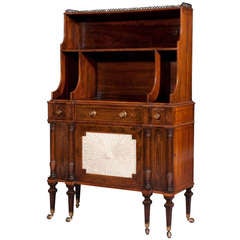 Antique Rare Sheraton Rosewood inlaid Bookcase of fine elegant proportions