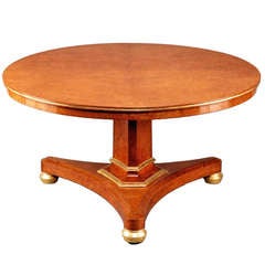 Regency Period Amboyna Centre Table