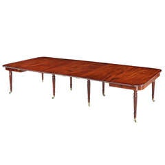 George III Mahogany Imperial Dining Table