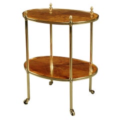 Mahogany Two-Tiered Étagère