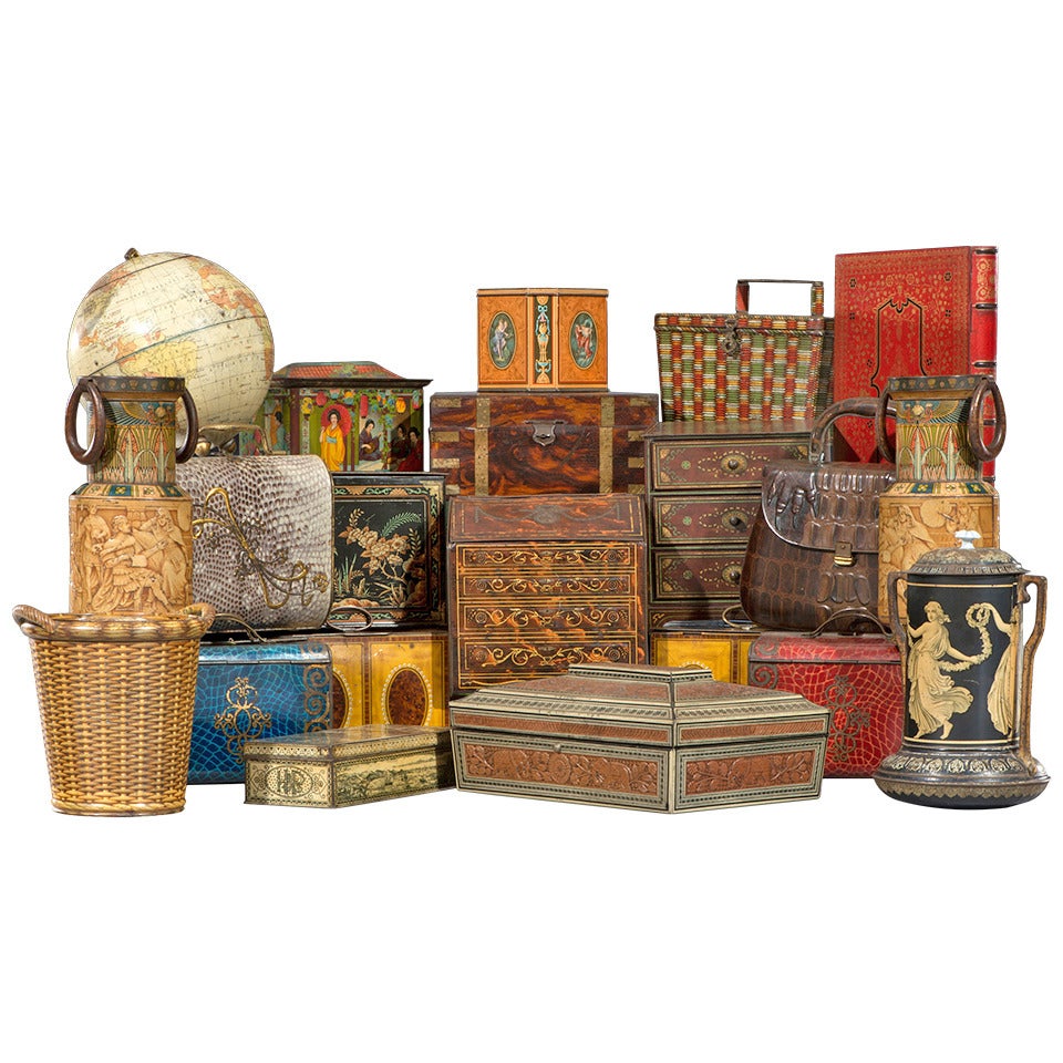 Collection of British Vintage Biscuit Tins