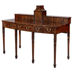 George III Hepplewhite Period Mahogany Serving Table