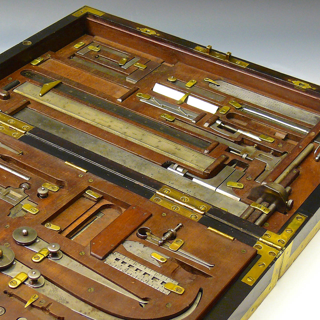 Exceptional Late 19th Century Engineer's Tool Box 1