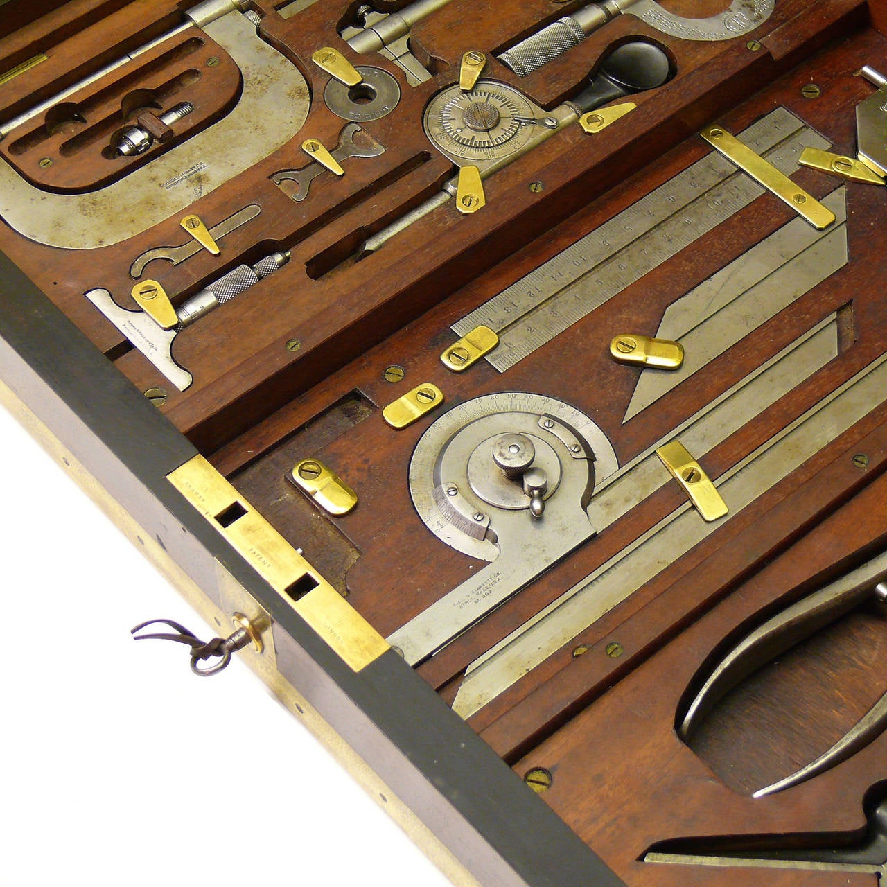 Exceptional Late 19th Century Engineer's Tool Box 2