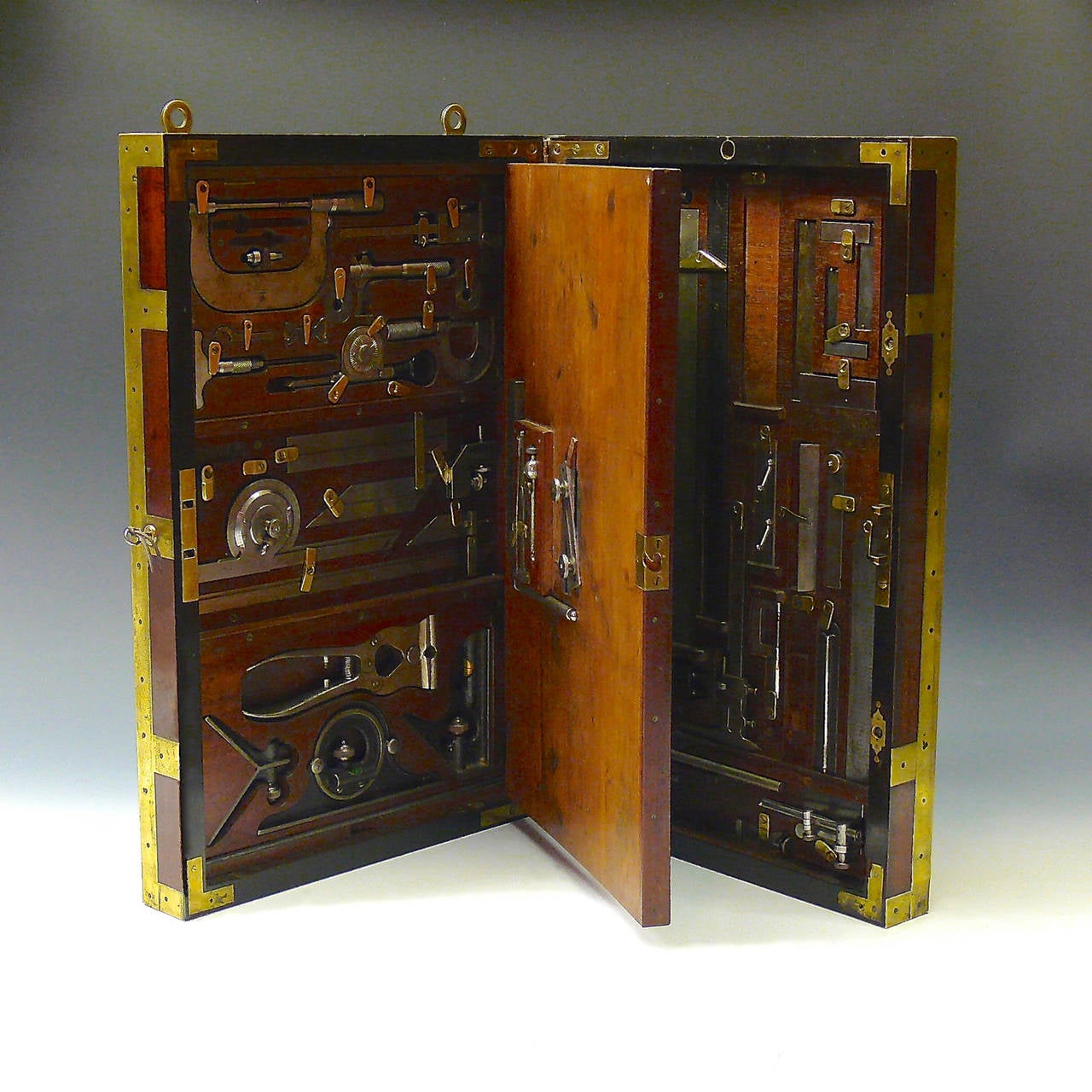 Exceptional Late 19th Century Engineer's Tool Box 4
