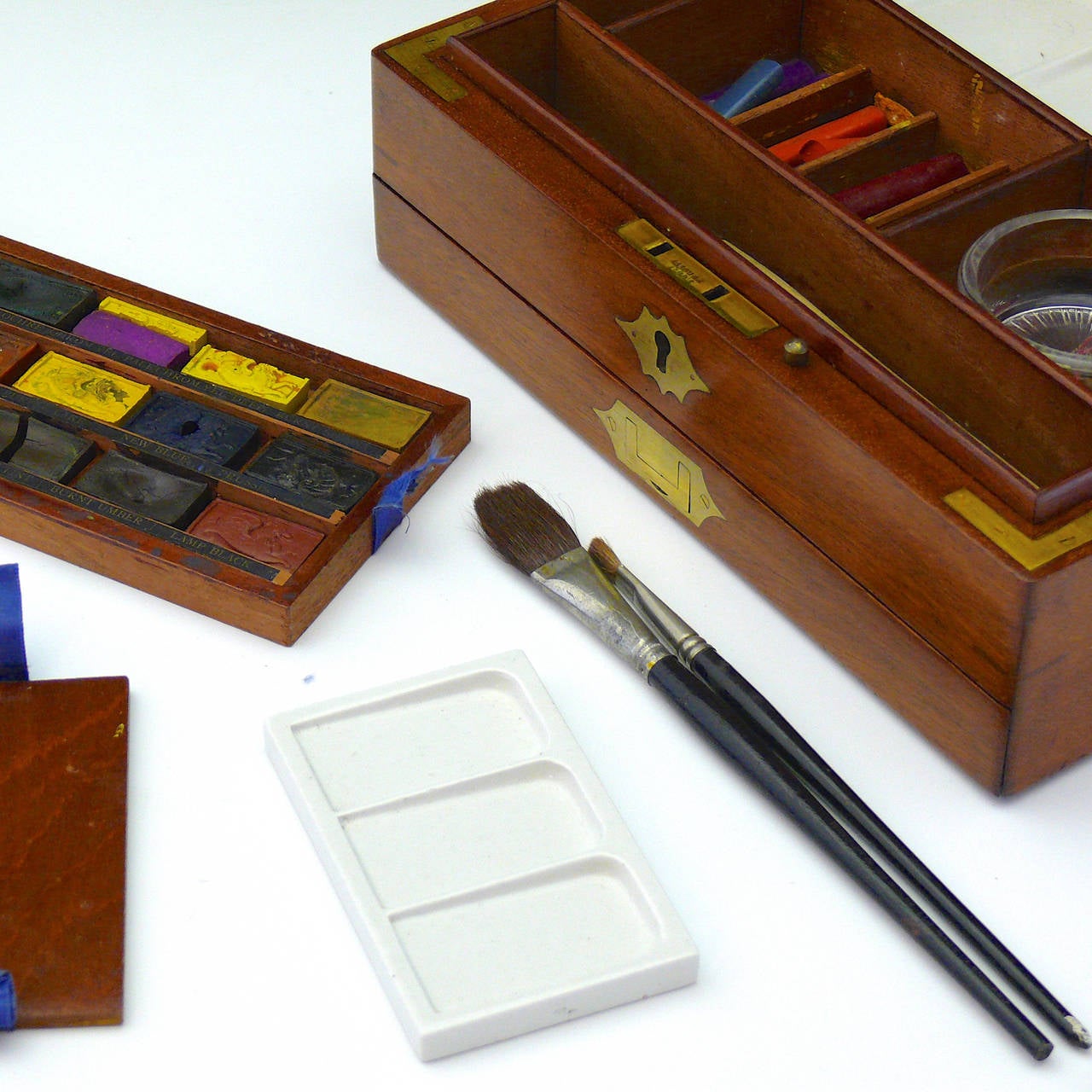 Delightful Winsor & Newton Artists Box, Complete with Paints, circa 1910 5