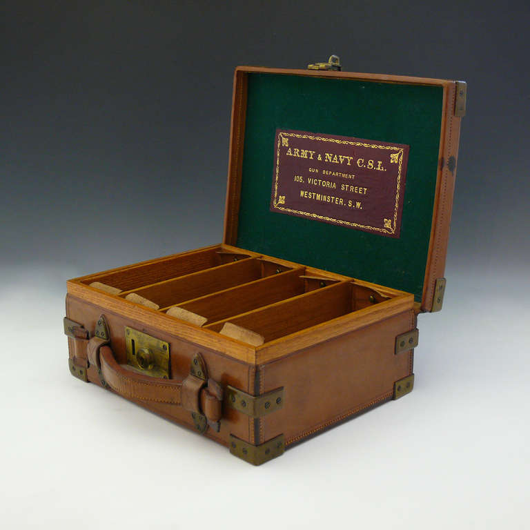 20th Century Leather on Oak Cartridge Magazine