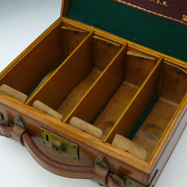 Leather on Oak Cartridge Magazine 1