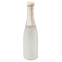 Striker Glass and Silver 1884 Champagne Decanter