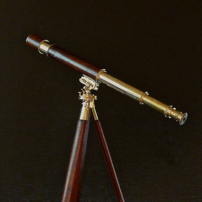 A stunning military telescope; unusually, with variable magnification that can be adjusted between 15 and 25 times. By top London makers Negretti & Zambra and marked, Field Artillery Mk V telescope with British ordnance stamp and dated 1917. Mounted