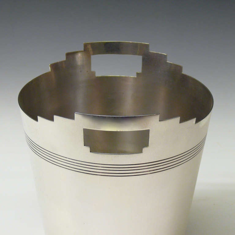 art deco champagne bucket