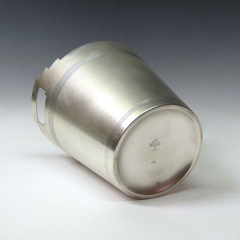 British Art Deco Ice Bucket